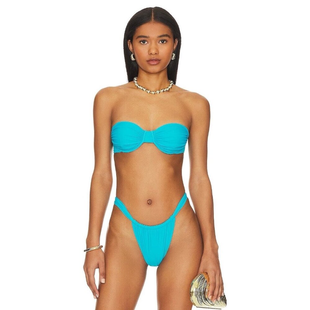 Belle The Label Oracle II Bikini Top Morph Blue